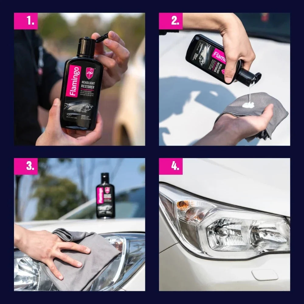 Flamingo Plastic Restorer Liquid ( BUY 1 GET 1 FREE )