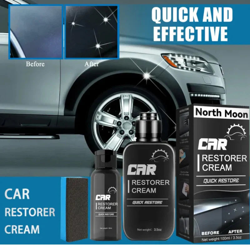 🚗✨ NORTH MOON CAR RESTORER CREAM – QUICK RESTORE ✨🚗 ( BUY 1 GET 1  FREE)