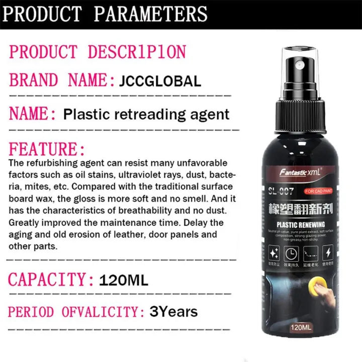 Rubber & Plastic Refurbishment Agent ( BUY 1 GET 1 FREE )