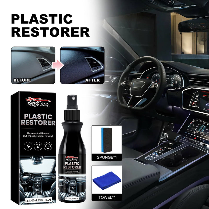 🚗✨ RAYHONG PLASTIC RESTORER SPRAY ✨🚗 ( BUY 1 GET 1 FREE )