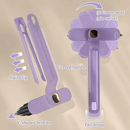 FlexScrub™ – Multi-Function Cleaning Brush | Hard-Bristle Power | Deep Tile & Grout Cleaning