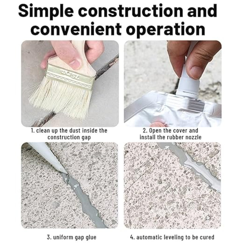 🛠️ CRACK FILLER – SELF-LEVELING SEALANT 🛠️  ( BUY 1 GET 1 FREE )