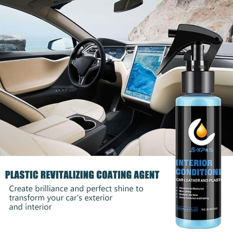 🚗✨ INTERIOR CONDITIONER – CAR LEATHER & PLASTIC SPRAY ✨🚗 ( BUY 1 GET 1 FREE )
