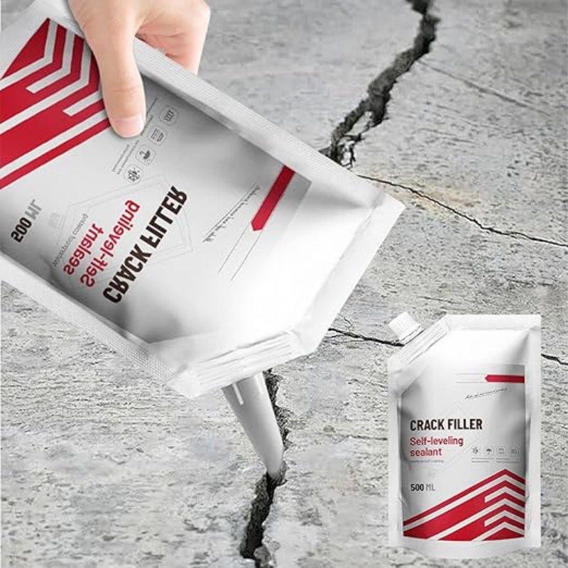 🛠️ CRACK FILLER – SELF-LEVELING SEALANT 🛠️  ( BUY 1 GET 1 FREE )