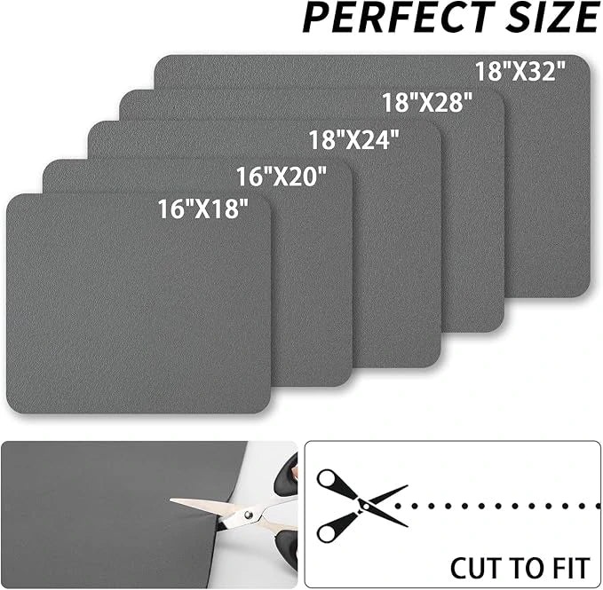 DryEdge™ – Absorbent Sink Mat | Quick-Dry, Anti-Slip Base | For Wet Counters & Dish Racks