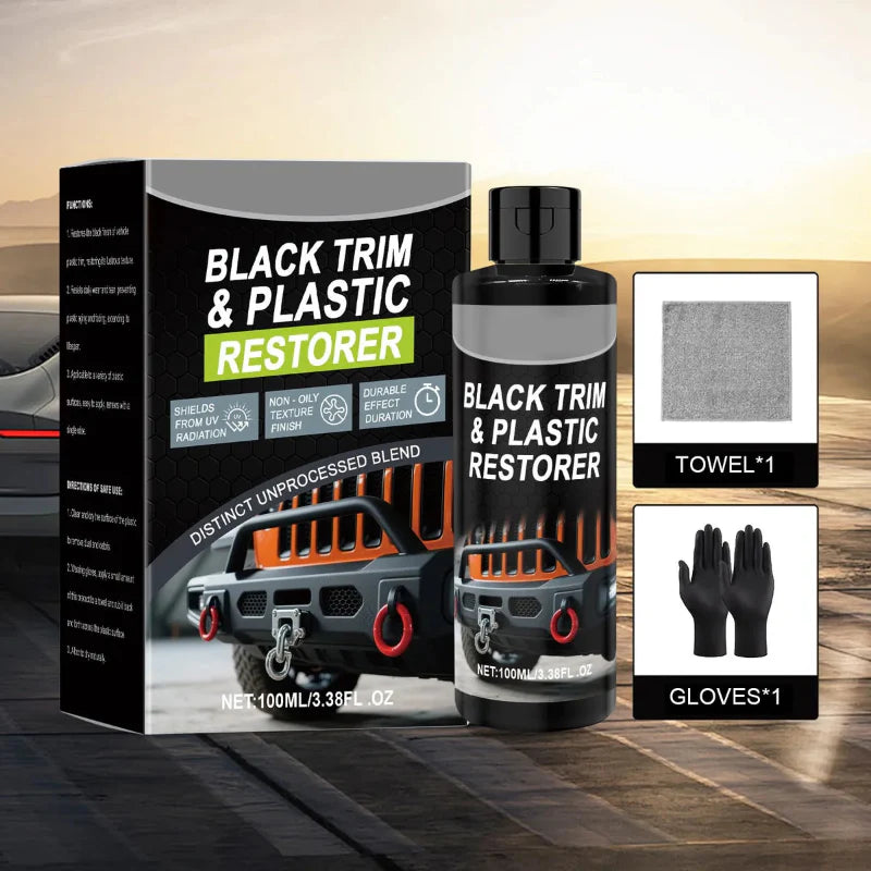 🚗 Homonth BLACK TRIM & PLASTIC RESTORER SPRAY 🚗