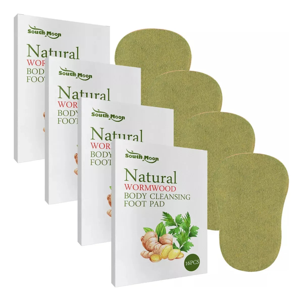 Natural  Wormwood  Body Cleaning Foot Pads ( BUY 1 GET 1 FREE )