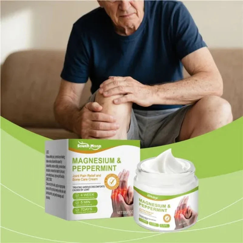 🌿❄️ SOUTH MOON MAGNESIUM PEPPERMINT JOINT PAIN RELIEF CREAM ❄️🌿 ( BUY 1 GET 1 FREE )