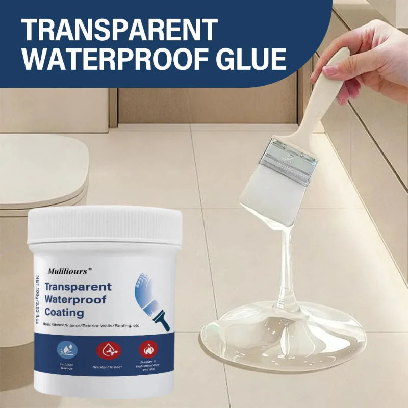 💧✨ MALILIOURS TRANSPARENT WATERPROOF COATING GLUE ✨💧 ( BUY 1 GET 1 FREE )