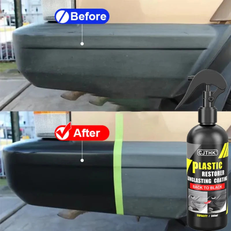 🚗✨ CJTHK Plastic Restorer Long-Lasting Coating Spray 🚗✨ ( BUY 1 GET 1 FREE )