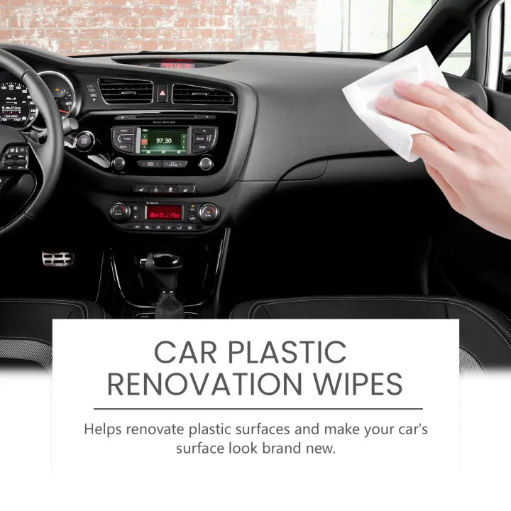 Homonth CAR PLASTIC RENOVATION WIPES 🚗✨ ( BUY 1 GET 1 FREE )