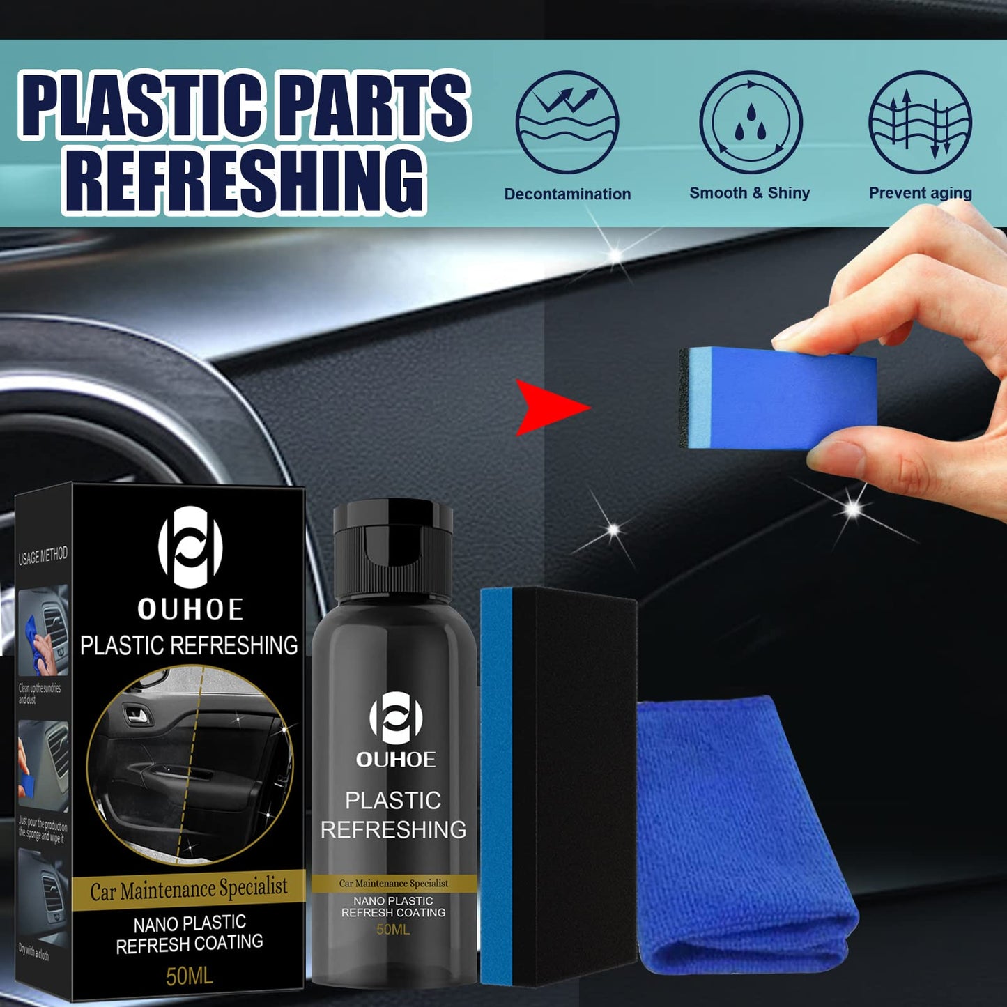 OUHOE Nano Plastic Revitalizing & Protection  ( Buy 1 Get 1 Free )