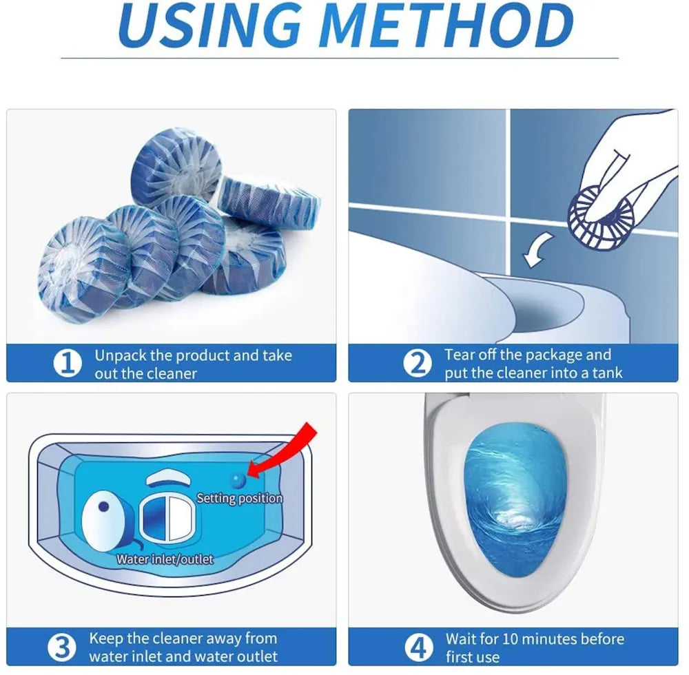 Automatic Toilet Bowl Cleaner ( Buy 1 Get 1 Free )
