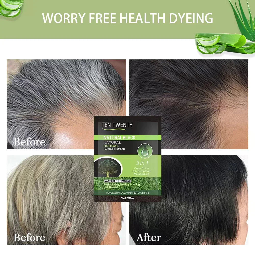 YAGUAN™ Hair Dye Shampoo ( Black / Brown )