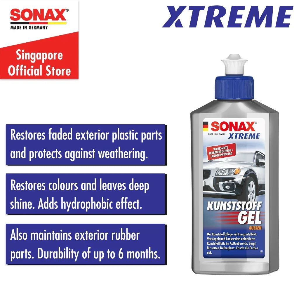 Sonax Xtreme Exterior Plastic Restorer Gel ( BUY 1 GET 1 FREE )